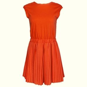 Kate Spade Saturday Coral Dress Pleated Skirt